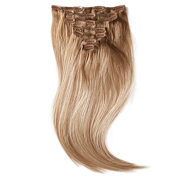 Rapunzel of Sweden Clip-on set 7 pieces 50 cm Champagne Blonde Balayage B5.3/8.0