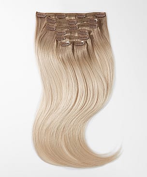 Rapunzel of Sweden Clip-on set 7 pieces 50 cm Cool Platinum Blonde Balayage B7.3/10.10