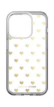 IDEAL OF SWEDEN Iphone Case Golden Hearts iPhone 15