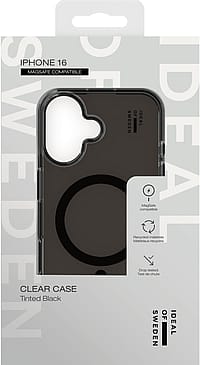 IDEAL OF SWEDEN Clear Case iPhone Tinted Black 16