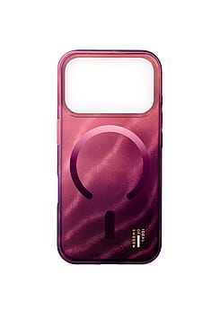 IDEAL OF SWEDEN Clear Case Glitter Glow MagSafe Cherry Lacquer iPhone 17 Pro Max