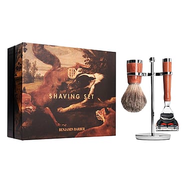 Benjamin Barber Classic 3-piece Shaving Set Wood Fusion