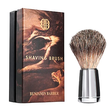 Benjamin Barber Classic Shaving Brush Chrome