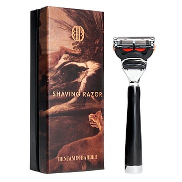 Benjamin Barber Classic Shaving Razor Fusion Ebony