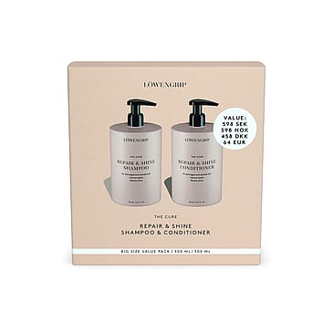 Löwengrip The Cure - Repair & Shine Shampoo & Conditioner Big Size Value Pack 2x500 ml