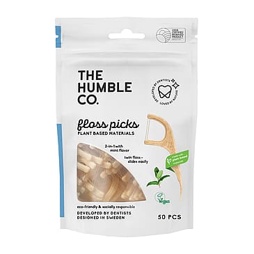 The Humble Co. Dental Floss Picks 50 stk.