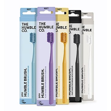 The Humble Co. Plant-Based Humble Brush Pro Mixed Farver Ultra Soft 1 Stk.