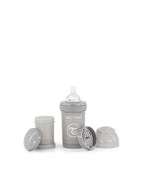 Twistshake Anti-kolik Sutteflaske Grå 180 ml