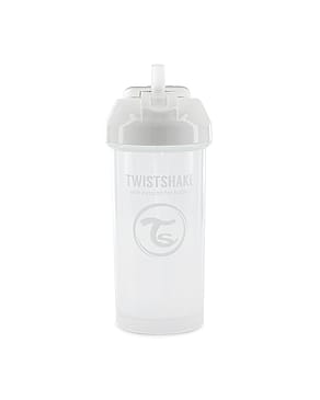 Twistshake Sugerørskop Hvid 360 ml