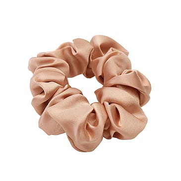 Lenoites Mulberry Silk Scrunchie Rose Gold