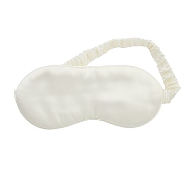 Lenoites Mulberry Sleep Mask with Pouch White