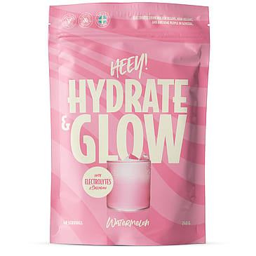 Heey! Hydrate & Glow Electrolytes + Coll-egan Watermelon 240 g