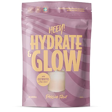 Heey! Hydrate & Glow Electrolytes + Coll-egan Passionfruit 240 g