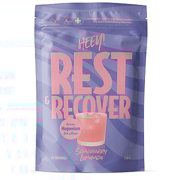 Heey! Rest & Recover Magnesium Strawberry Lemonade 210 g