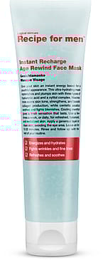 Recipe For Men Instant Recharge Age Rewind Face Mask