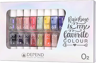 Depend O2 Nail Polish 15-pack Gift Box