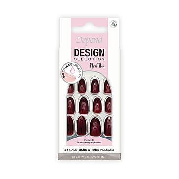 Depend Design Selection Bordeaux Red Medium Oval