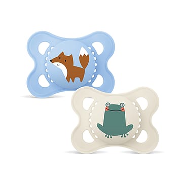 MAM Original Silk Sutter - 2-pak Blue 0-6 mdr.