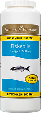 Fitness Pharma Fiskeolie 500 mg 360 kaps.