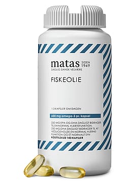 Matas Striber Fiskeolie 1000 mg 140 kaps.