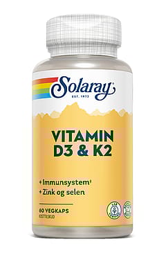 Solaray Vitamin D3 & K2 60 kaps