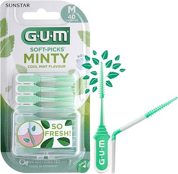 GUM Soft-Picks Comfort Flex M 40 stk