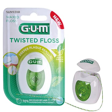 GUM Tandtråd Twisted Floss 30 m