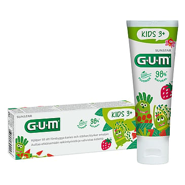 GUM Tandpasta Kids Jordbærsmag 50 ml