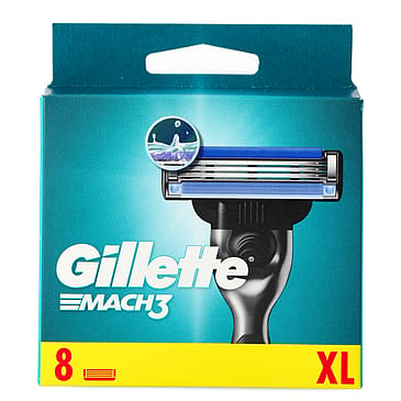 Gillette Mach3 Barberblade 8 stk