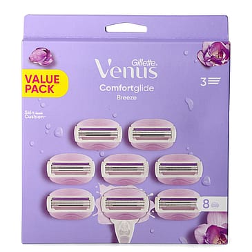 Gillette Venus Comfortglide Breeze Barberblade 8 stk.