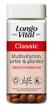 Longo Vital Multivitamin Classic med urter & planter 180 stk