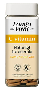 Longo Vital C-vitamin naturligt fra acerola 150 stk