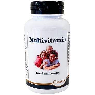 Camette Multivitamin med Mineraler 120 stk.