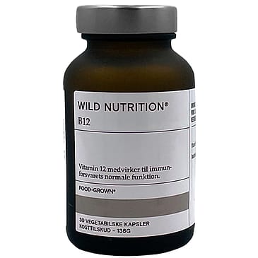 Wild Nutrition Food-Grown Vitamin B12 Plus 30 kaps