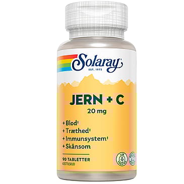 Solaray Jern +C 90 tabl.