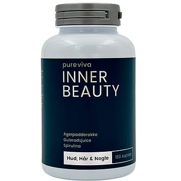 Pureviva Inner Beauty Hud, Hår og Negle 180 kaps.