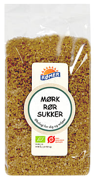 Rømer Rørsukker Mørk Ø 500 g