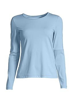 Casall Essential Mesh Detail Long Sleeve Sky Blue 38