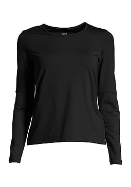 Casall Essential Mesh Detail Long Sleeve Sort 40