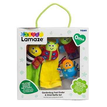 Lamaze Gardenbug Wrist Rattle Set