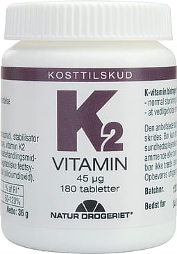 Natur Drogeriet K2 Vitamin 45 µg 180 tabl.