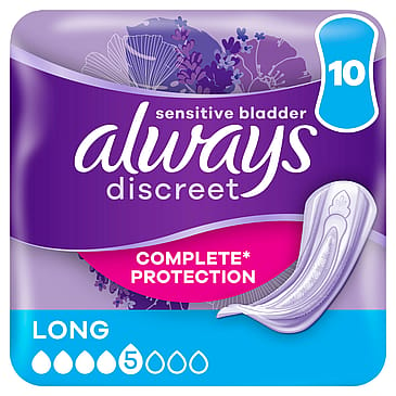 Always Discreet Long Inkontinensbind 10 stk