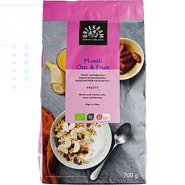 Urtekram Mysli Oat & Fruit Ø 700 g
