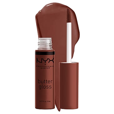 NYX PROFESSIONAL MAKEUP Butter Gloss Deep Brown Red Undertone