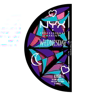 NYX PROFESSIONAL MAKEUP Wednesday Stained Glass Blush Palette 1 Enid
