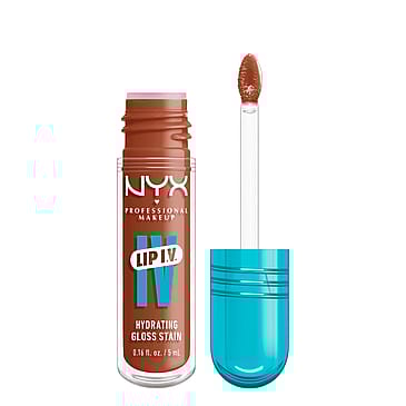 NYX PROFESSIONAL MAKEUP Lip I.V. Hydrating Gloss Stain 01 Caramel Drip