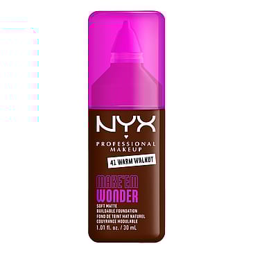 NYX PROFESSIONAL MAKEUP Make Em Wonder Foundation 41 Warm Walnut