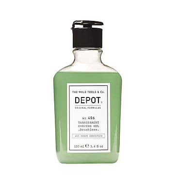 DEPOT Transparent Shaving Gel Brushless No. 406 100 ml