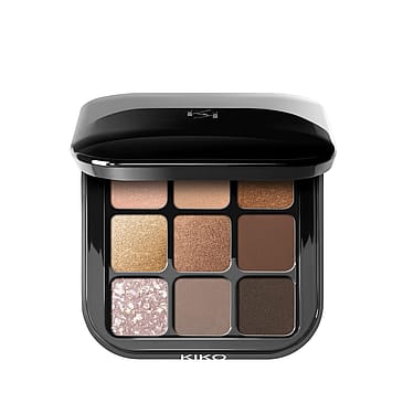 Kiko Milano Glamour Multi Finish Eyeshadow Palette 01 Earth Tones
