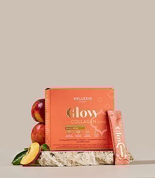Wellexir Glow Beauty Drink Peach Ice Tea - 30 Breve